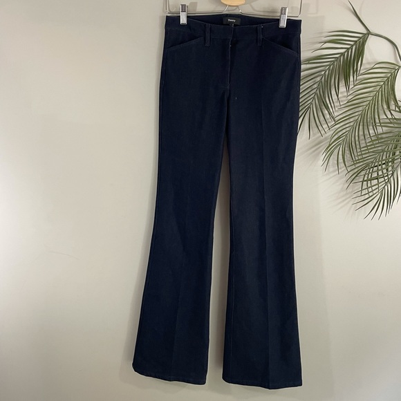 THEORY dark denim bell bottom jeans - Picture 4 of 14